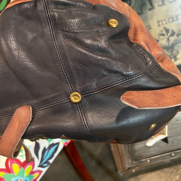 Vintage Addiction Leather and Suede Backpack